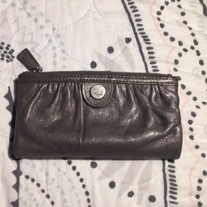 Silver Fossil Wallet Used Lightly